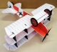 RC factory - Crack Fokker red/white 6mm EPP - 890mm