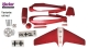 Hacker - Me-163 Bausatz (Rot) - 730mm