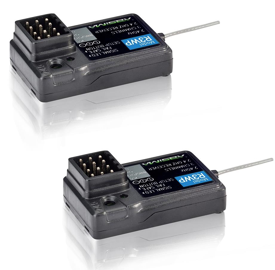 Absima 2000102 3-Kanal Fernsteuerung "CR3P" 2.4GHz inkl 2 Empfängern Car RC 