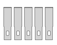 Donau Elektronik - 5 Ersatzmesser Nr.2