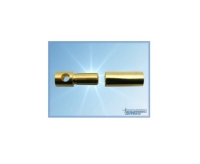 SM Modellbau - Goldstecker und -Buchse geschlitzt - 5,5mm (1 Paar)