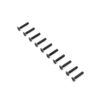 Losi - TLR Flachkopfschrauben M4x20 mm (10 Stk) (TLR255014)