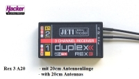 Hacker Motor DUPLEX 2.4EX Empfänger REX 3 A20 (80001249)