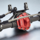 Robitronic - Antriebseinheit Vorne komplett V2 f&uuml;r Axial SCX10 Rot (TC1507-21T)