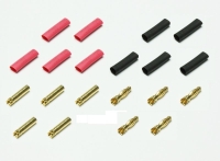 Extron - Gold plug 4mm with heat shrink tubing (5 pairs)