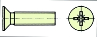 Extron - Nylonschraube Senkkopf mit Kreuzschlitz M3X10...