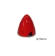 Kunststoff-Spinner 95mm rot mit Aluminium Grundplatte
