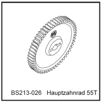 D-Power Hauptzahnrad 55T - BEAST BX / TX (BS213-026)