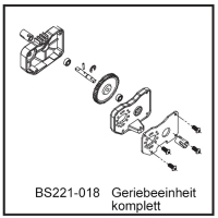 D-Power Getriebeeinheit komplett - BEAST BX / TX (BS221-018)