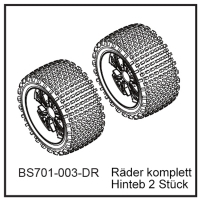 D-Power Räder komplett Hi (2 Stück) - BEAST BX (BS701-003-DR)