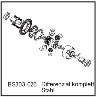 D-Power Differenzial komplett - BEAST BX (BS803-026)