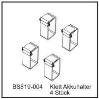 D-Power Klett Akkuhalter (4 Stück) - BEAST BX / TX...
