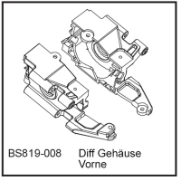 D-Power Diff Gehäuse Vo - BEAST BX / TX (BS819-008)