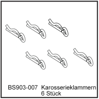 D-Power Karosserieklammern (6 Stück) - BEAST BX / TX (BS903-007)