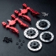 Robitronic - Alum. wheel hubs 6mm (brake disc shaped)...