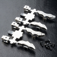 Robitronic - Brake calipers (flat silver) (4) (MST210145FS)