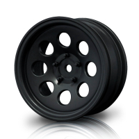 Robitronic - Black flat 58H 1.9" crawler wheel (+5) (4) (MST230031BKF)