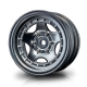 Robitronic - Flat silver 236 1.9" wheel (+5) (4)...