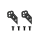 Robitronic - Pro Steering Plates (Carbon Fiber...