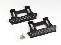 Absima - Aluminium Trittbrett für Crawler schwarz (2 Stück)