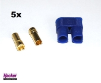 Hacker - EC3-Goldbuchsen-Set 3,5mm (5 Stück)