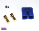 Hacker - EC3-Goldstecker-Set 3,5mm (5 Sück)