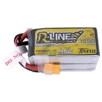 Gens Ace -Tattu 1550mAh 5S LiPo R-Line - 95C