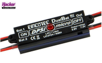 Hacker Motor DPSI Micro DualBat 5.9V/7.2V F3A Edition - Akkuweiche (10107550)