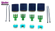 Servosteckverbinder 8-polig, Stecker & Buchse mit...
