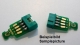 Voltmaster - Servo connector 8-pin, plug &amp; socket with PCB and accessories (2 pairs)