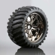 CEN Racing - V-Pattern Wheels & Tires (Pre-Glued 1...