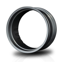 Max Speed Technology - Flat silver offset changeable rim (2) (MST102085FS)