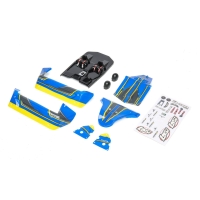 Losi Karosserieset, blau/gelb: Mini 8IGHT-DB (LOS210010)