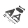 TLR - Battery Mount Set: 22 4.0 (TLR231067)