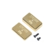 TLR - Rear Brass Plate Set: 22 4.0 (TLR331029)