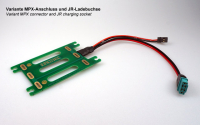 iRC-Electronic GmbH - Akku-Montageplatine 3S Compact (MPX-Anschluss/JR-Ladebuchse)