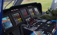 plastes.de Cockpit Screen für Agusta AW 139 (Displaygröße 1,7 Zoll/MFD Horizont Agusta AW139) (A26003/3193)