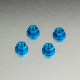 MST-Racing - Radmutter mit Flansch Alu dunkelblau (4...