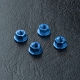 MST-Racing - Radmutter mit Flansch Alu dunkelblau (4...