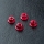 MST-Racing - Radmutter mit Flansch Alu rot (4 Stück) (MST820001R)