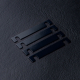 MST-Racing - Distanzierungsplatte 0.5mm blau (4...