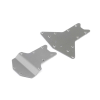 Horizon Hobby - Skid Plate Set,Front/Rear:  LST 3XL-E (LOS241022)