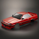 Killerbody - Nissan Skyline R31 Karosserie lackiert Rot...