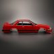 Killerbody - Nissan Skyline R31 Karosserie lackiert Rot...