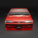 Killerbody - Nissan Skyline R31 Karosserie lackiert Rot 195mm RTU (KB48677)