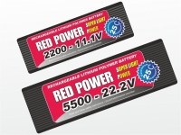 Red Power LiPo Akku RED POWER SLP 900 - 11,1V (C8000)