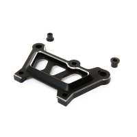 Horizon Hobby - Front Top Plate, Black, Aluminum: DBXL-E (LOS351008)
