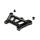 Horizon Hobby - Front Top Plate, Black, Aluminum: DBXL-E (LOS351008)