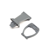 Horizon Hobby - Front Bumper/Skid Plate&Support,Gray:...