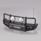 Killerbody - Rammschutz mit LED Scheinwerfer Alu schwarz...